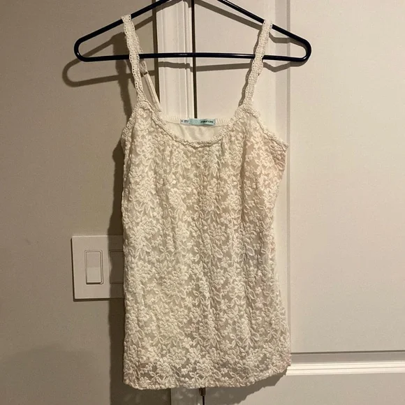 Maurices Juniors Size Small Frilly Double Layered Tank Top - Picture 1 of 11
